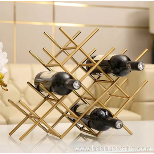 Long stick high fashion iron wine rack